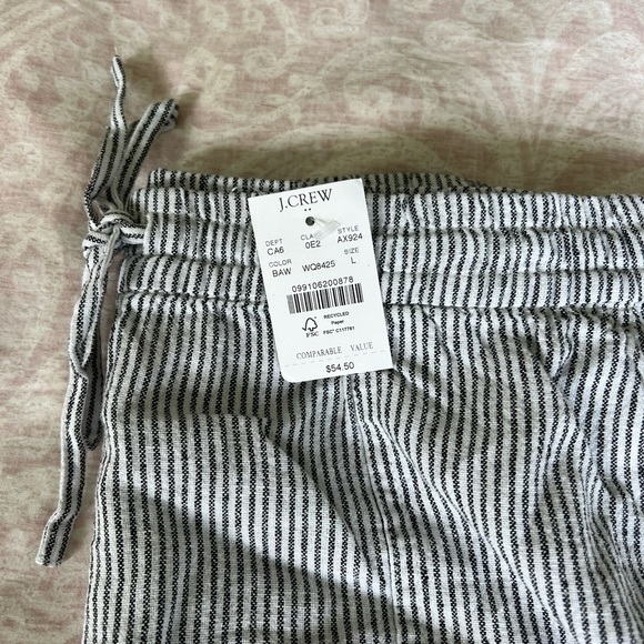 J.Crew Linen-blend Drawstring Shorts - Picture 4 of 5